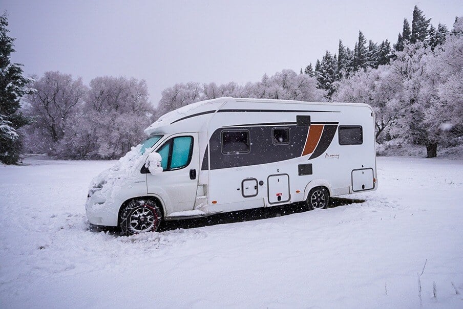 How to Fit Snow Chains on a Motorhome